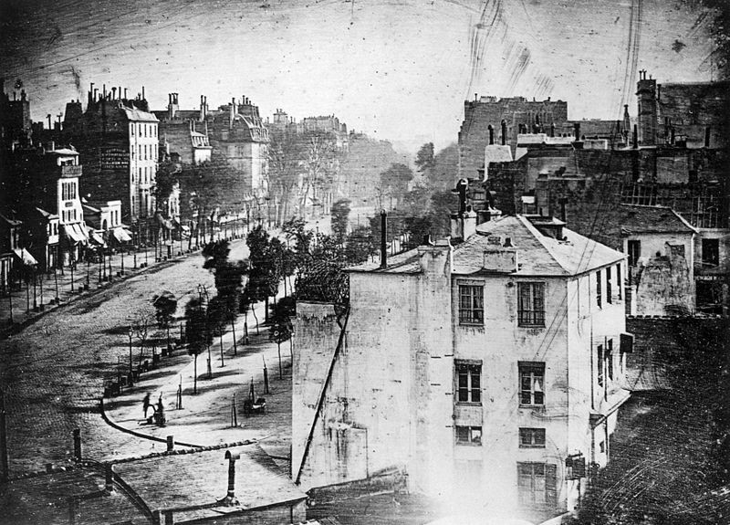 "Boulevard du Temple" (Louis Daguerre, 1838)