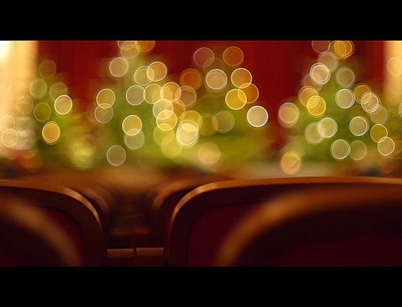 Christmas in a theater