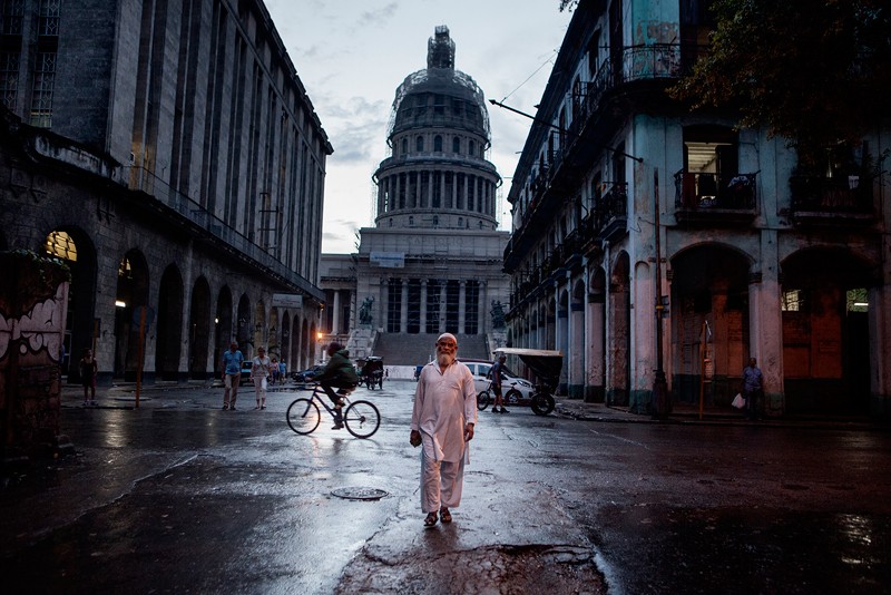 Fotografía de la exposición 'Cuban Muslims. Tropycal Faith'.