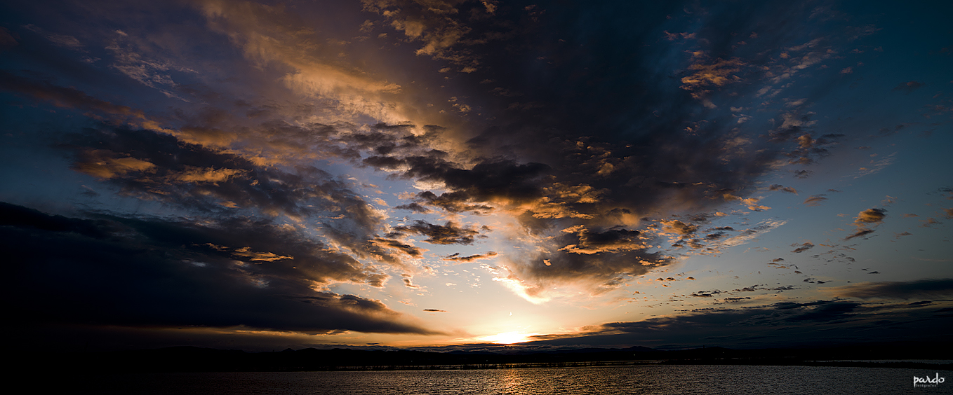 Atardecer en la Albufera de Valencia