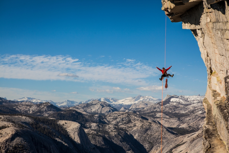 Jimmy Chin en la oficina